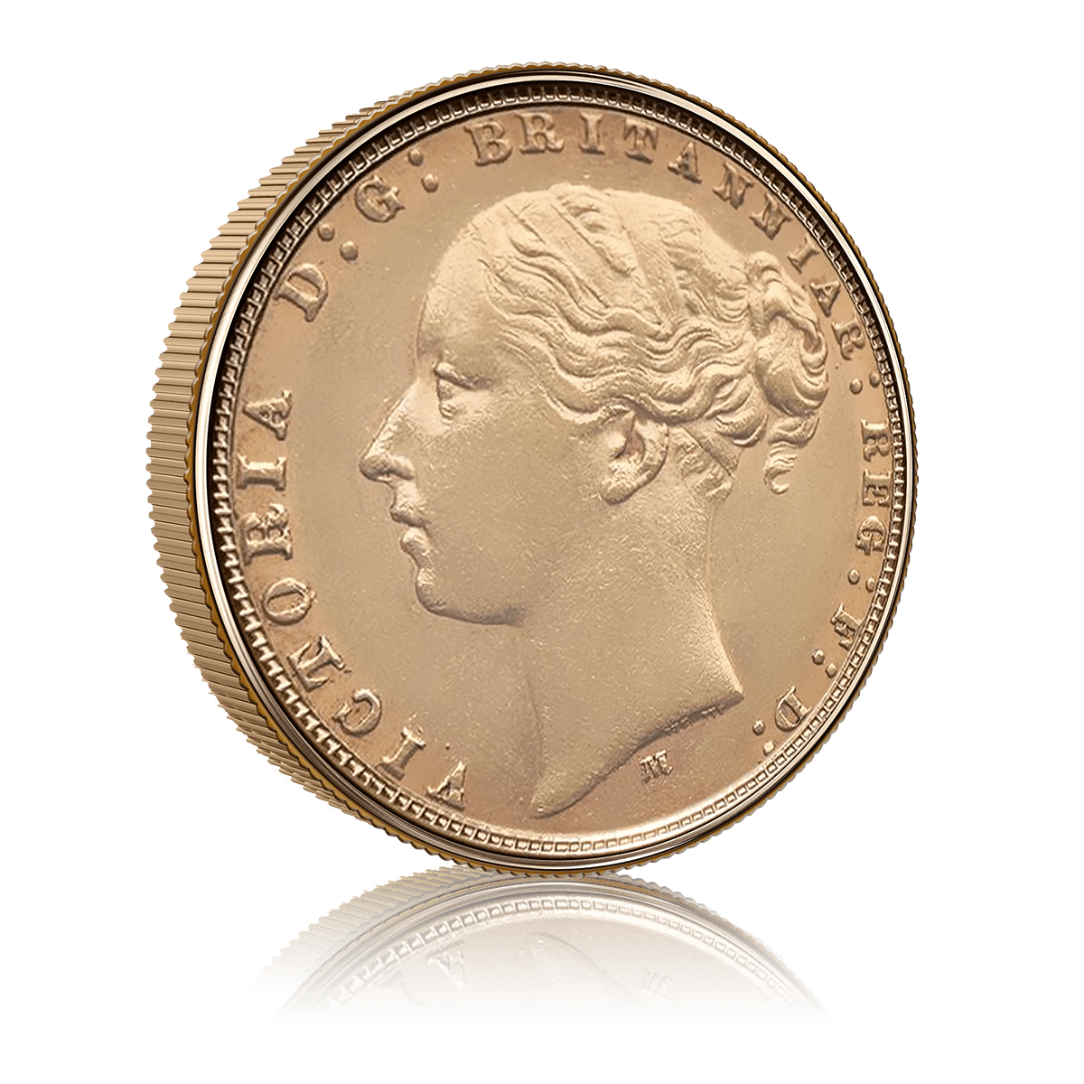Half Gold Sovereign Queen Victoria Young Head (1871-1887) 4